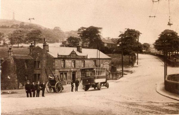 Fleet No: 2- Registration No: TB 8570 - Chassis: Railless Electric Traction - Chassis No: 0 - Body:Milnes Voss - Seating: B28R - Introduced:  B28R - Withdrawn: 1913 - Location: Holcombe Brook - Comments: ? Other Info: (RHS Archive Ref: 1551)
16-Transport-02-Trams and Buses-000-General
Keywords: 0