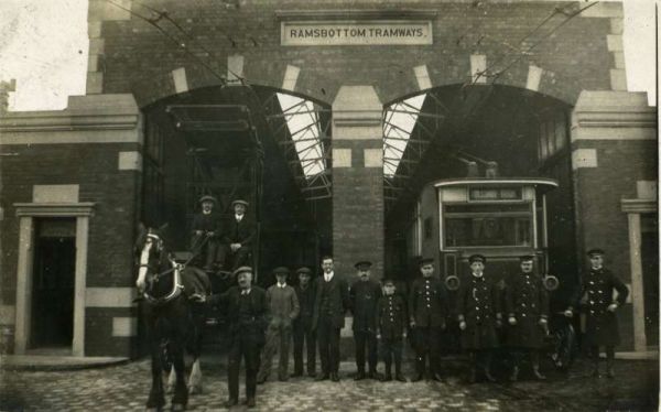 Fleet No: 4- Registration No: TB 8572 - Chassis: Railless Electric Traction - Chassis No: not known - Body:Milnes Voss - Seating: B28R - Introduced:  B28R - Withdrawn: 1913 - Location: Ramsbottom Bus Depot - Comments: 1928? Other Info: (RHS Archive Ref: 1
16-Transport-02-Trams and Buses-000-General
Keywords: 0