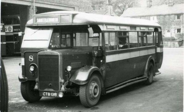 Fleet No: 8- Registration No: CTB 138 - Chassis: Leyland TS7 - Chassis No: 13626 - Body:Roe - Seating: B36R - Introduced:  B36R - Withdrawn: 1937 - Location: Ramsbottom Bus Depot - Comments: 1958 Other Info: (RHS Archive Ref: 1544)
16-Transport-02-Trams and Buses-000-General
Keywords: 0