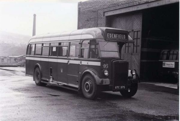 Fleet No: 16- Registration No: GTC 975 - Chassis: Leyland PS1 - Chassis No: 460560 - Body:Roe - Seating: B35R - Introduced:  B35R - Withdrawn: 1946 - Location: Ramsbottom Bus Depot - Comments: 1961 Other Info: 
16-Transport-02-Trams and Buses-000-General
Keywords: 0