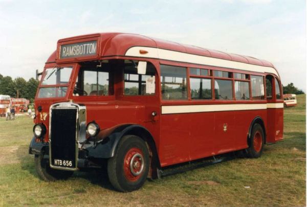 Fleet No: 17- Registration No: HTB 656 - Chassis: Leyland PS1 - Chassis No: 462440 - Body:Roe - Seating: B35R - Introduced:  B35R - Withdrawn: 1947 - Location: Heaton Park, Manchester - Comments: 1968 Other Info: 
16-Transport-02-Trams and Buses-000-General
Keywords: 0