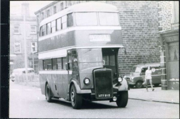 Fleet No: 20- Registration No: HTF 815 - Chassis: Leyand PD2/1 - Chassis No: 472362 - Body:Leyland - Seating: H30/26R - Introduced:  H30/26R - Withdrawn: 1947 - Location: Rawtenstall - Comments: 1965 Other Info: 
16-Transport-02-Trams and Buses-000-General
Keywords: 0