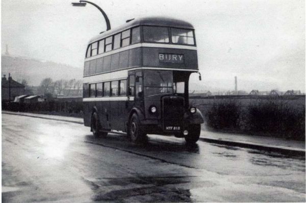 Fleet No: 23- Registration No: HTF 818 - Chassis: Leyand PD2/1 - Chassis No: 472638 - Body:Leyland - Seating: H30/26R - Introduced:  H30/26R - Withdrawn: 1947 - Location: Longsight Road, Ramsbottom - Comments: 1967 Other Info: Ref. a34
16-Transport-02-Trams and Buses-000-General
Keywords: 0