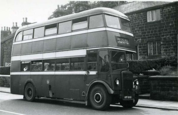 Fleet No: 23- Registration No: HTF 818 - Chassis: Leyand PD2/1 - Chassis No: 472638 - Body:Leyland - Seating: H30/26R - Introduced:  H30/26R - Withdrawn: 1947 - Location: Stubbins Lane, (opposite Ramsbottom Bus Depot) - Comments: 1967 Other Info: 
16-Transport-02-Trams and Buses-000-General
Keywords: 0