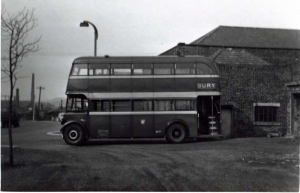 Fleet No: 23 or 24- Registration No: HTF 818/819 - Chassis: unknown - Chassis No: unknown - Body:unknown - Seating: unknown - Introduced:  unknown - Withdrawn: unknown - Location: Ramsbottom Bus Depot - Comments: unknown Other Info: 
16-Transport-02-Trams and Buses-000-General
Keywords: 0