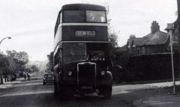 Fleet No: 24- Registration No: HTF 819 - Chassis: Leyand PD2/1 - Chassis No: 472581 - Body:Leyland - Seating: H30/26R - Introduced:  H30/26R - Withdrawn: 1947 - Location: Longsight Road, Ramsbottom - Comments: 1967 Other Info: Ref. A18
16-Transport-02-Trams and Buses-000-General
Keywords: 0