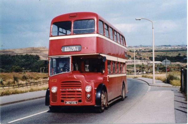 Fleet No: 6402- Registration No: 367 XTE - Chassis: unknown - Chassis No: unknown - Body:unknown - Seating: unknown - Introduced:  unknown - Withdrawn: unknown - Location: Little Lever/Farnworth boundary? - Comments: unknown Other Info: 
16-Transport-02-Trams and Buses-000-General
Keywords: 0