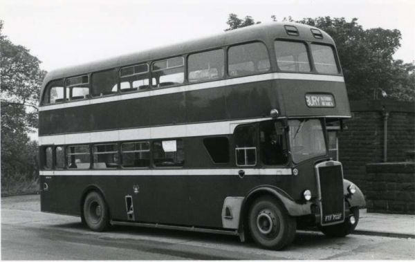 Fleet No: 8- Registration No: FTF 702F - Chassis: Leyland PD3/4 - Chassis No: 702350 - Body:East Lancs. - Seating: H41/32F - Introduced:  H41/32F - Withdrawn: 1967 - Location: Edenfield - Comments: Withdrawn 1980 Other Info: 
16-Transport-02-Trams and Buses-000-General
Keywords: 0