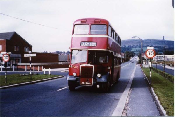 Fleet No: 6410- Registration No: OTJ 334G - Chassis: unknown - Chassis No: unknown - Body:unknown - Seating: unknown - Introduced:  unknown - Withdrawn: unknown - Location: Longsight Road, Ramsbottom - Comments: unknown Other Info: 
16-Transport-02-Trams and Buses-000-General
Keywords: 0