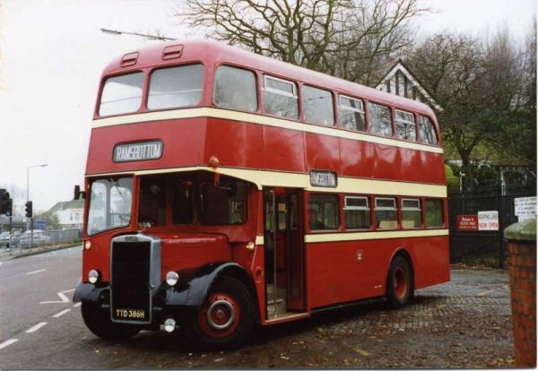 Fleet No: 11- Registration No: TTD 386H - Chassis: Leyland PD3/4 - Chassis No: 902844 - Body:East Lancs. - Seating: H41/32F - Introduced:  H41/32F - Withdrawn: 1969 - Location: Outside Heaton Park, Middleton Road, Manchester - Comments: Withdrawn 1981 Oth
16-Transport-02-Trams and Buses-000-General
Keywords: 0