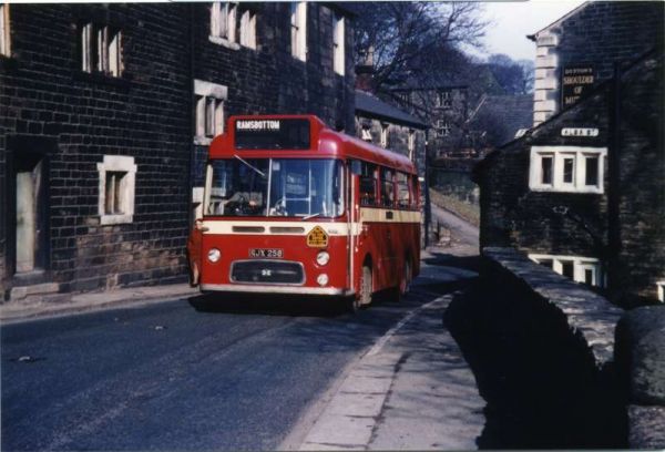 Fleet No: 12- Registration No: RJX 258 - Chassis: Albion NS3AN - Chassis No: 82068B - Body:Weymann - Seating: B31F - Introduced:  B31F - Withdrawn: 1967 - Location: Holcombe Village - Comments: 0 Other Info: 
16-Transport-02-Trams and Buses-000-General
Keywords: 0