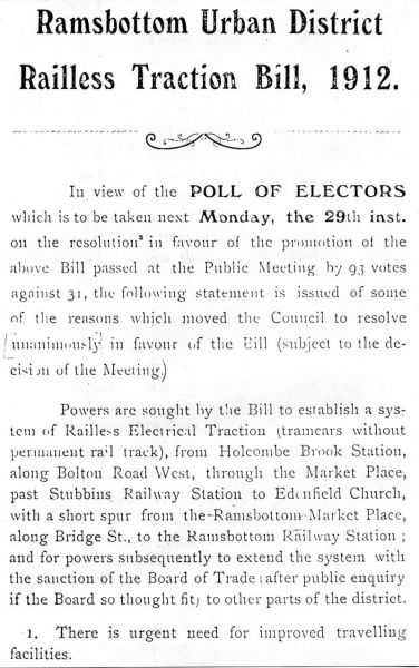 Original Bill for the introduction of Trackless Trams - 1912 Original Bill for the introduction of Trackless Trams - 1912 
16-Transport-02-Trams and Buses-000-General
Keywords: 0