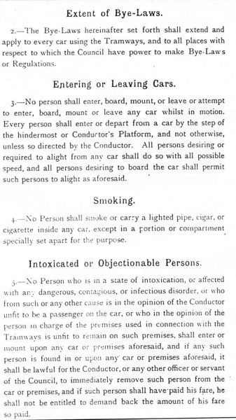 Excerpts from original bye-laws - 1 Excerpts from original bye-laws - 1 
16-Transport-02-Trams and Buses-000-General
Keywords: 0