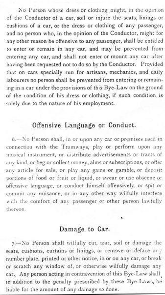 Excerpts from original bye-laws - 2 Excerpts from original bye-laws - 2 
16-Transport-02-Trams and Buses-000-General
Keywords: 0