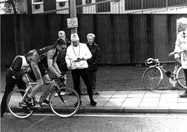 Bike rake up the Rake in 1998 - photo courtesy of Ramsbottom Library
17-Buildings and the Urban Environment-05-Street Scenes-006-Carr Street and Tanners area
Keywords: 1998