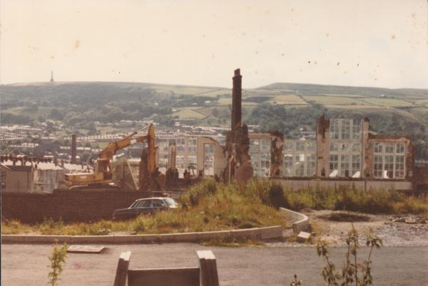 Peel Brow school being demolished - July 1982 
05-Education-02-Secondary Schools-001-Ramsbottom Secondary School
Keywords: 0