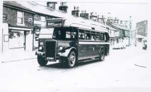 Bus with Civic Hall and Grants Arms in the background, probably 1928-1938
16-Transport-02-Trams and Buses-000-General
Keywords: 1945